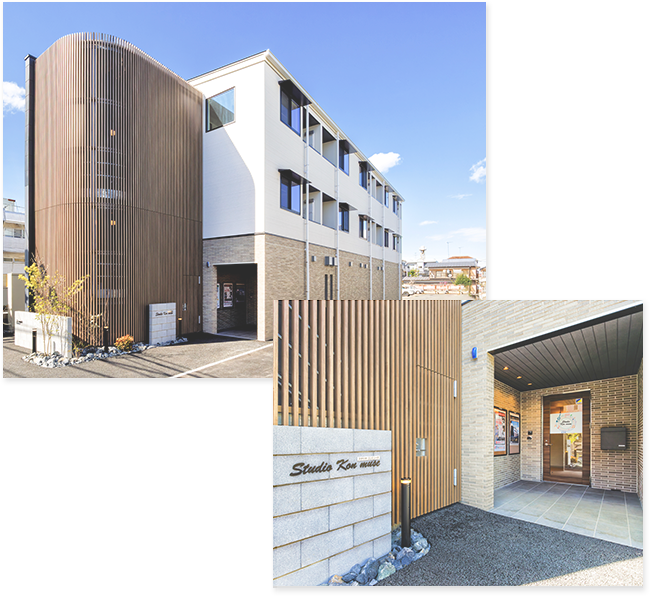 スタジオの建物